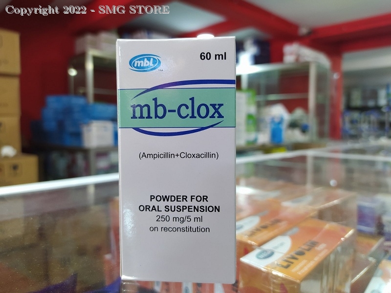 00310375 - Mb Clox (Ampicillin + Cloxacillin Power 250mg) 60ml 2/28