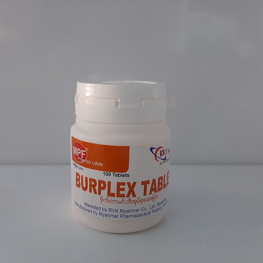 92083849 - Burplex tablet (MPF) 100tabs 8/28