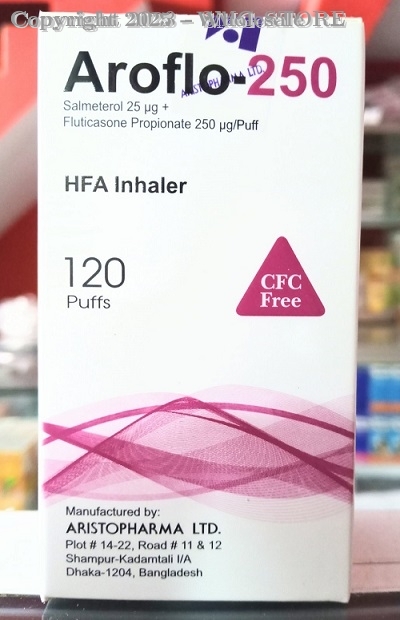 27652164 - Aroflo 250 HFA Inhaler (Salmeterol 25 +Fluticasone ...