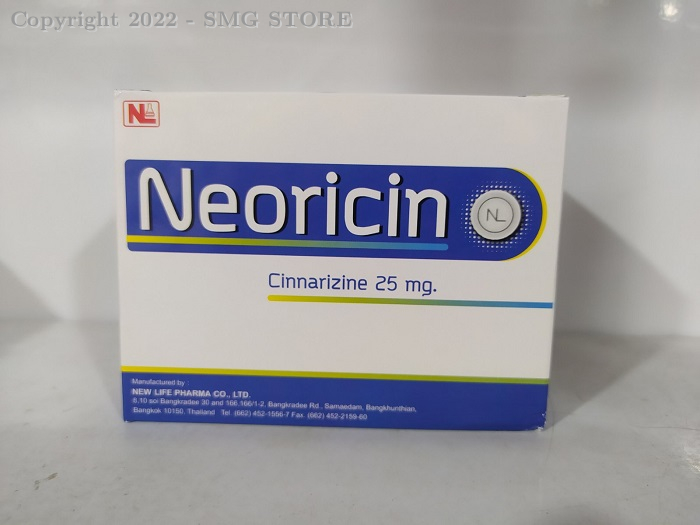 Neoricin (Cinnarizine 25mg)1/29